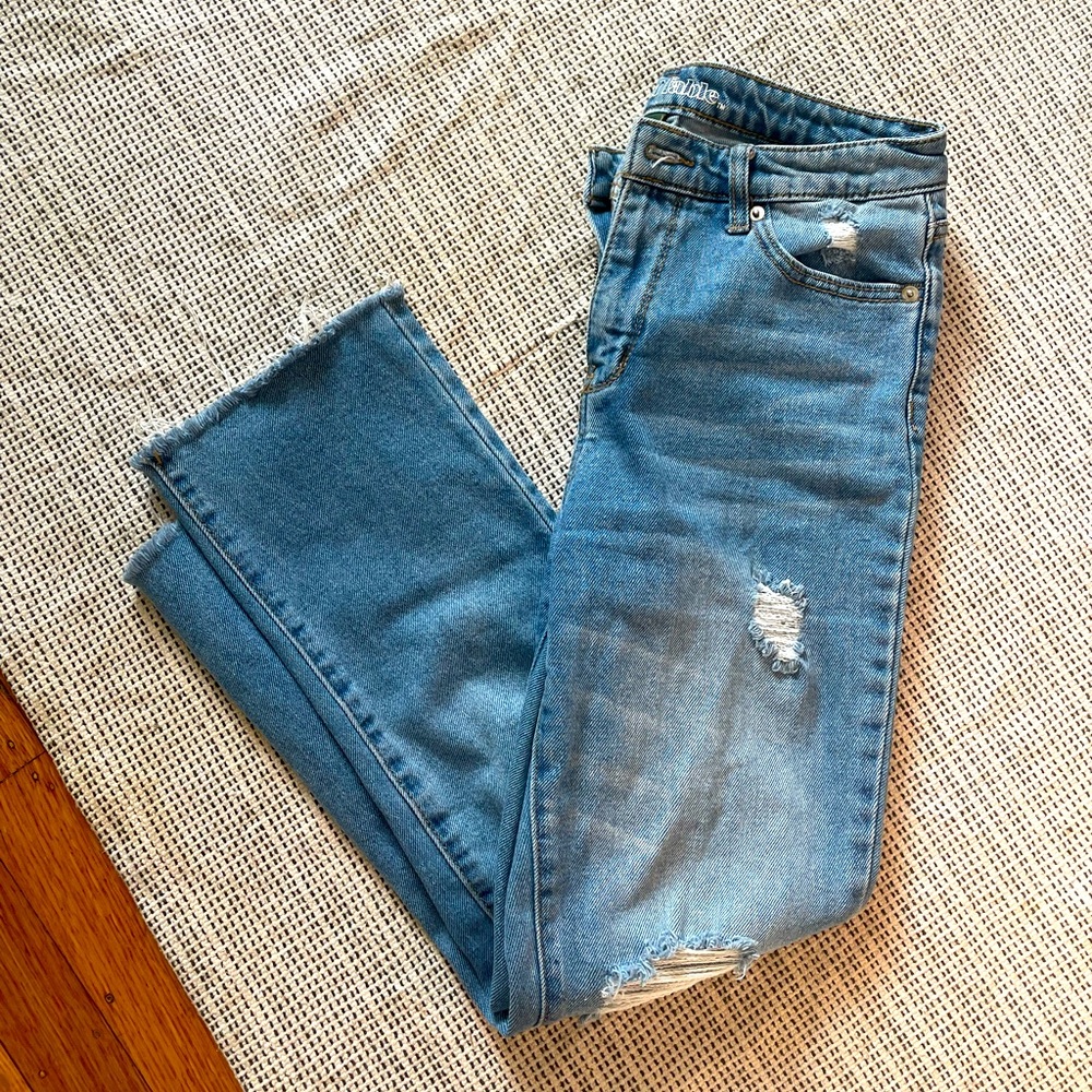 Wild fable cropped mom jeans